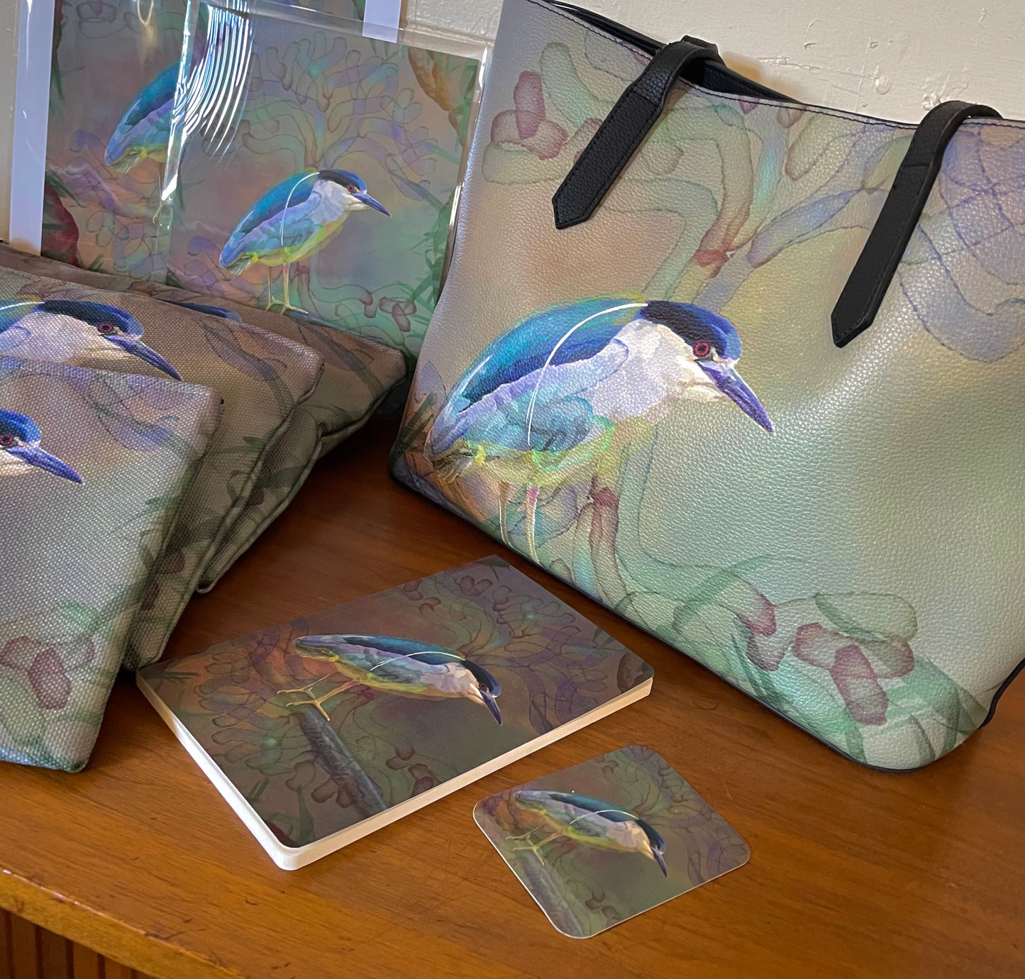 Night Heron Vegan Leather Tote