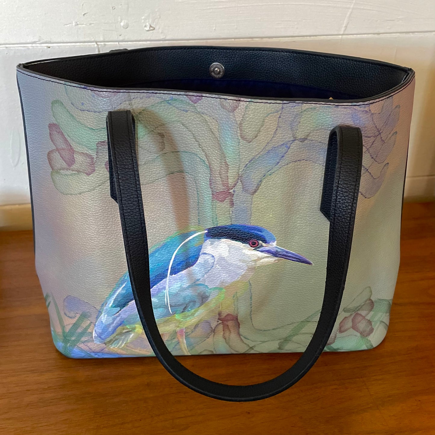 Night Heron Vegan Leather Tote