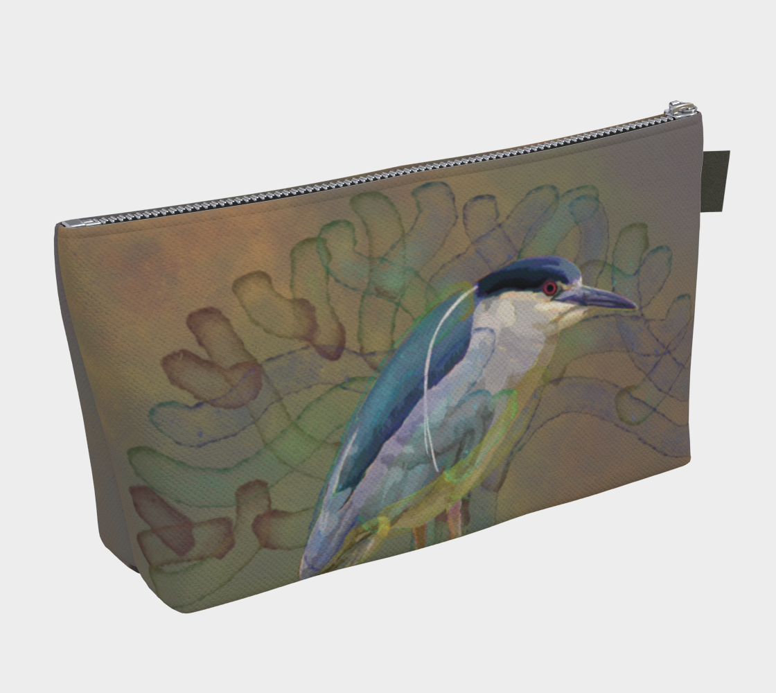 Night Heron Makeup Bag