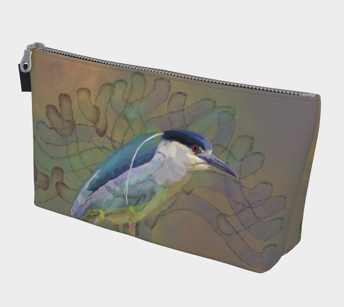 Night Heron Makeup Bag