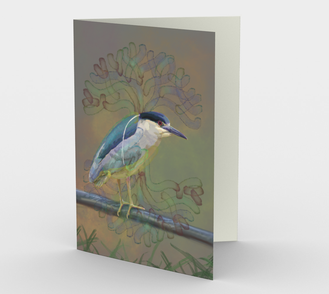 Night Heron Card